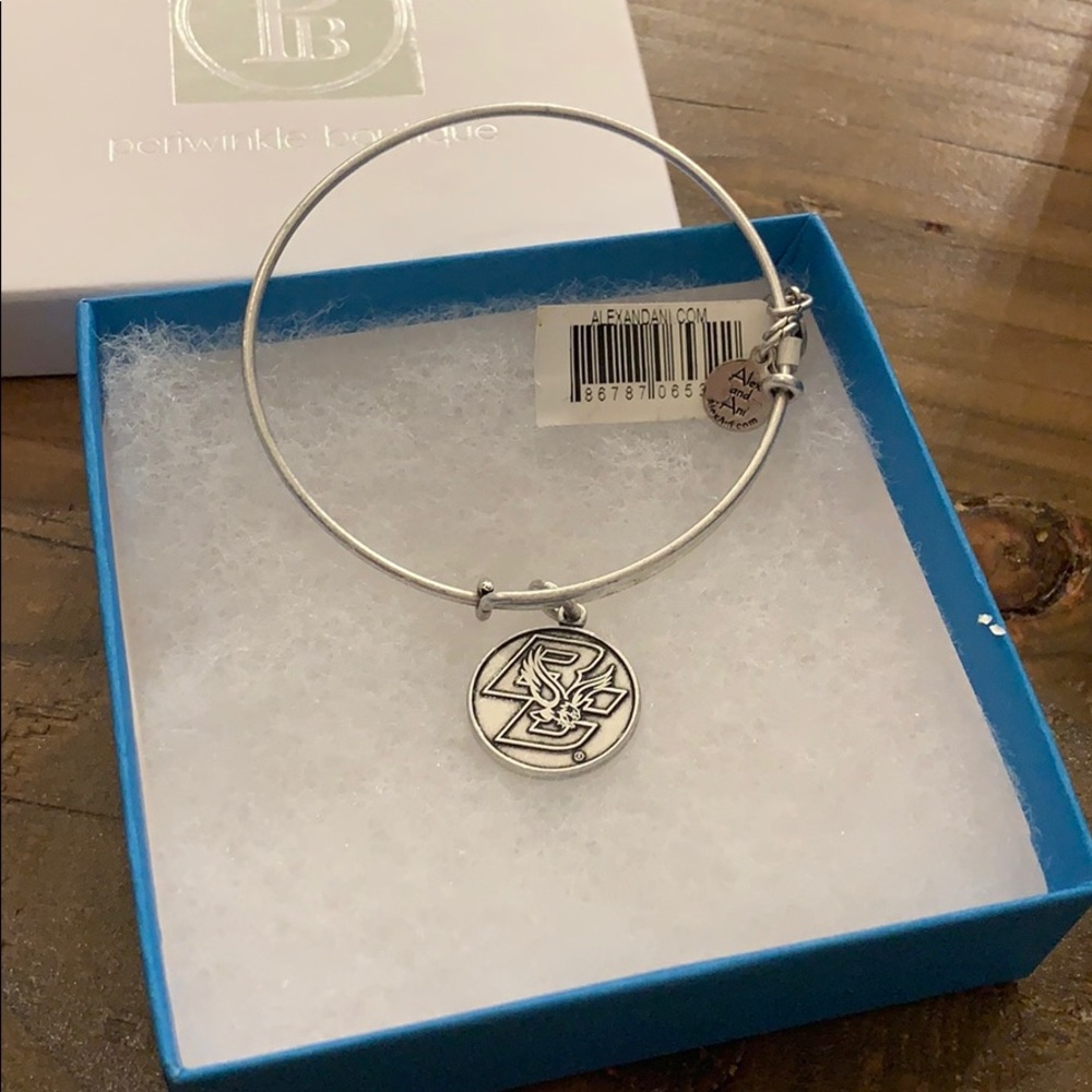Alex & Ani Silver Boston College bracelet
